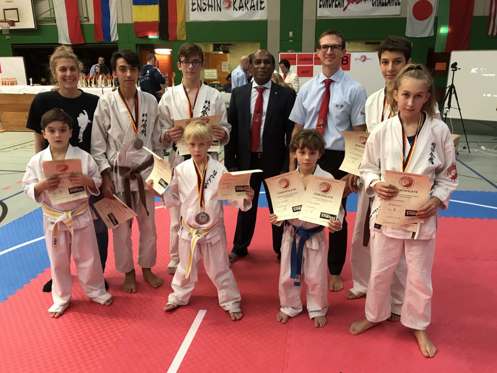 Team Karlsruhe bei der Enshin Karate Europameisterschaft 2017