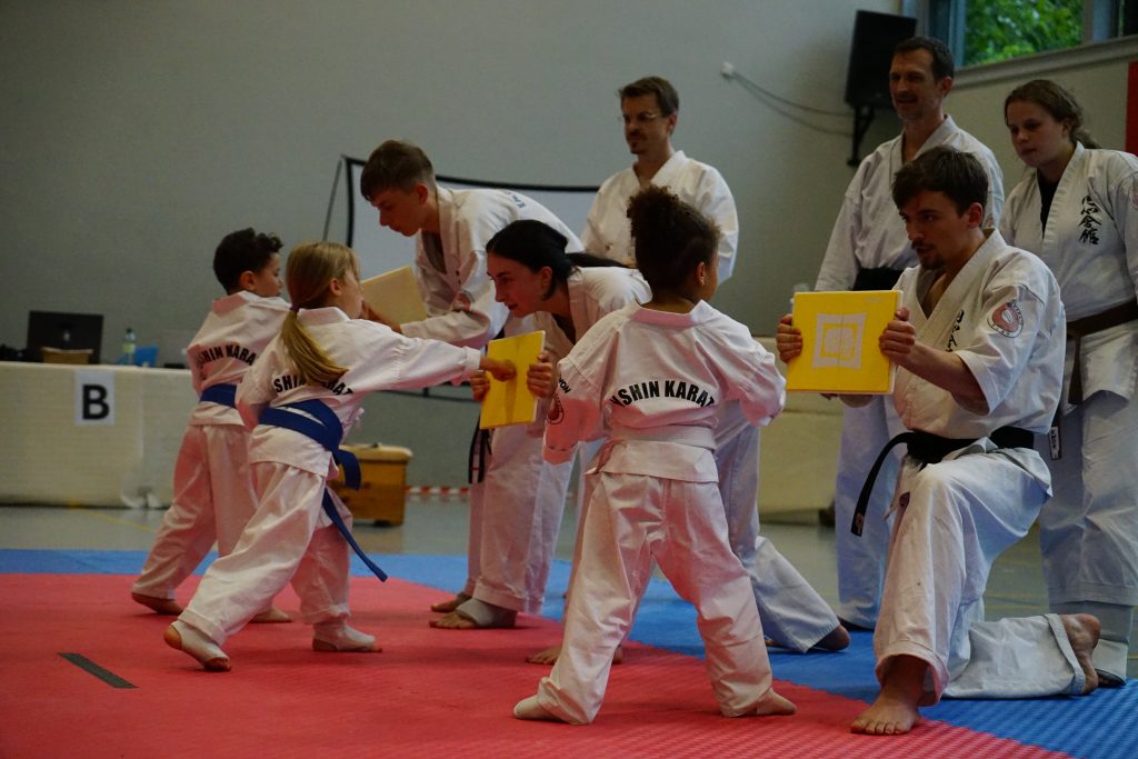 Kinder Karate Bruchtest